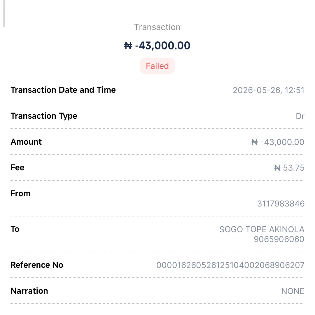 SogzyR's tweet photo. @FirstBankngr I made another transaction of 43,000 Naira from my first bank account to my opay account and the money was deducted but not reflected into my opay account please act fast https://t.co/dFttcu21CI