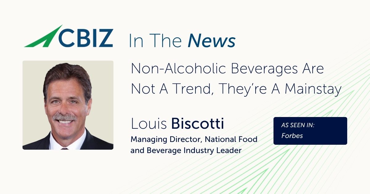 MichKlein73's tweet photo. The non-alcoholic movement is here to stay. In @Forbes, @CBZ’s Lou Biscotti breaks down why this shift is more than a passing trend.

Read it: https://t.co/zZdJVqwCEu

#ConsumerTrends #BeverageIndustry https://t.co/ctCXWGRSFd