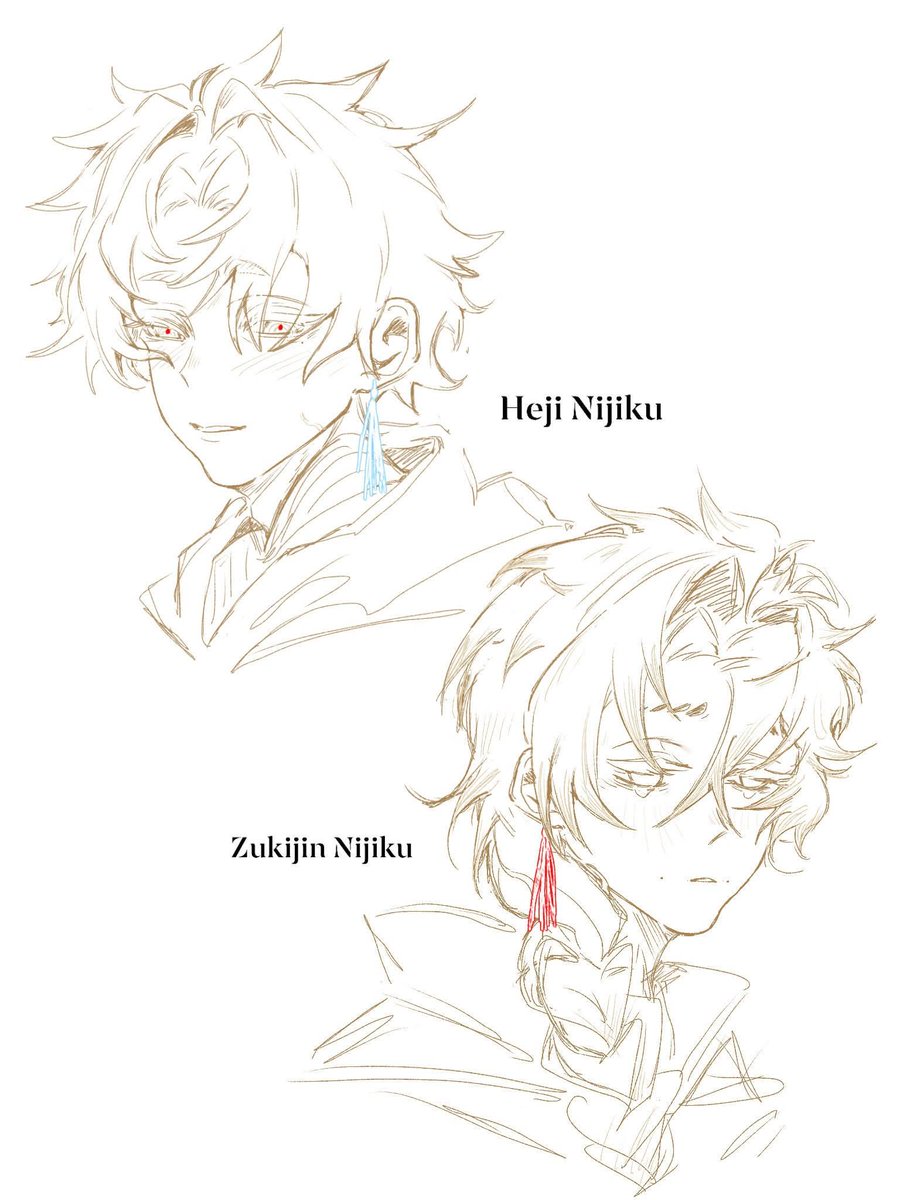 CaMan_LG1509's tweet photo. Hmm, As for the #ZankaRudo couple, if they had children, I think those children would look like this ~ So cute -⁠ᄒ⁠ᴥ⁠ᄒ⁠- 
(I will post the color version later) https://t.co/40gPGJDC4X