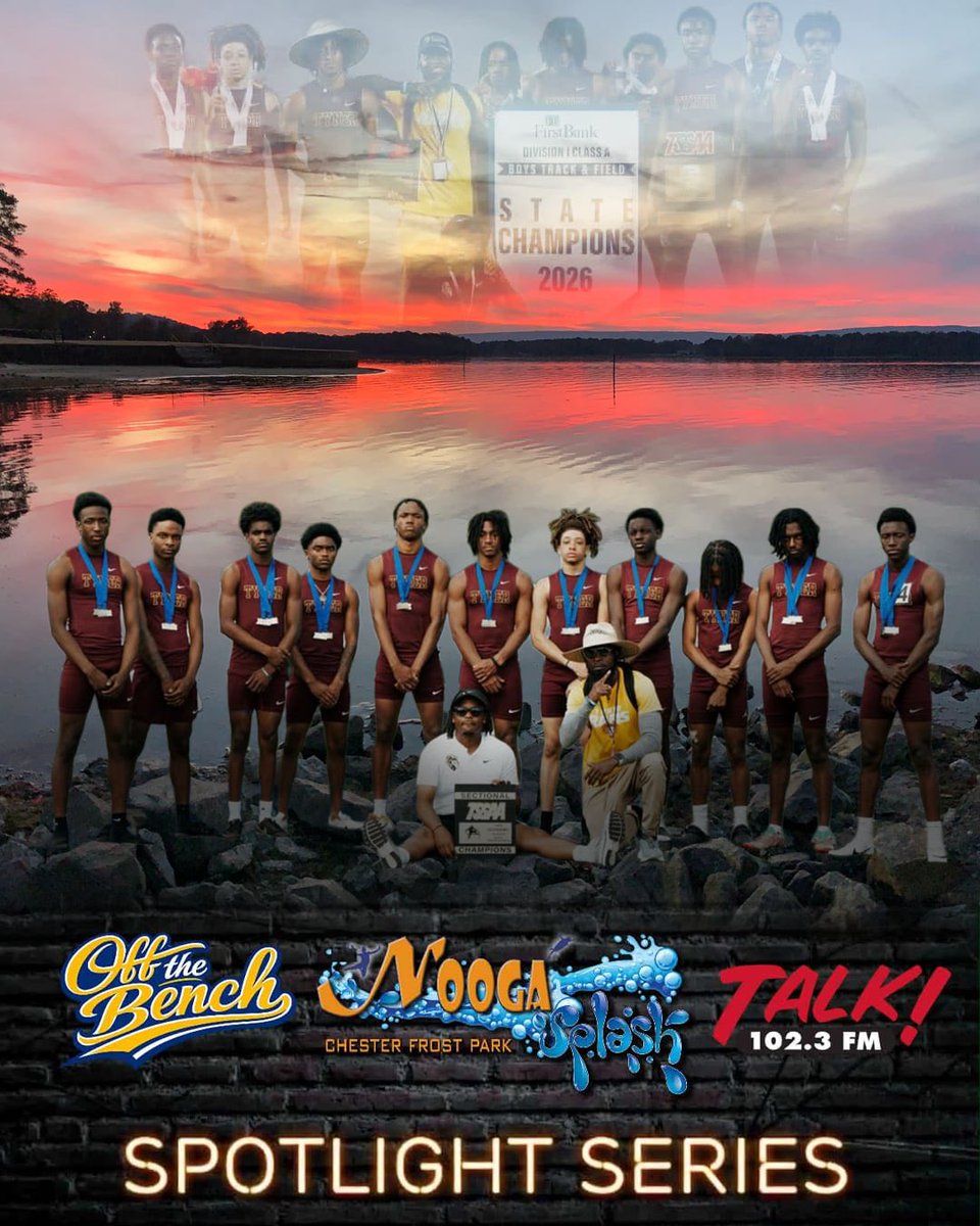OTB423's tweet photo. The 2026 OTB / @NoogaSplash Spotlight Series kicks off TONIGHT from 7-8p on @talkradio1023 &amp; https://t.co/8pthc7nCL7!

@CoachEJayWard &amp; members from the  Tyner boys track &amp; field state 🏆 squad rolls into the studio to 🗣️ about the first T&amp;F state title in school history &amp; more! https://t.co/ClVNrPxleY