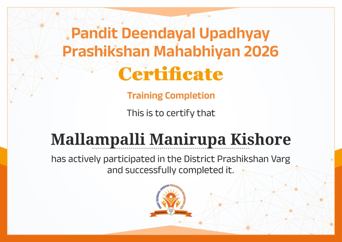 Mallampalli Manirupa kishore tweet media