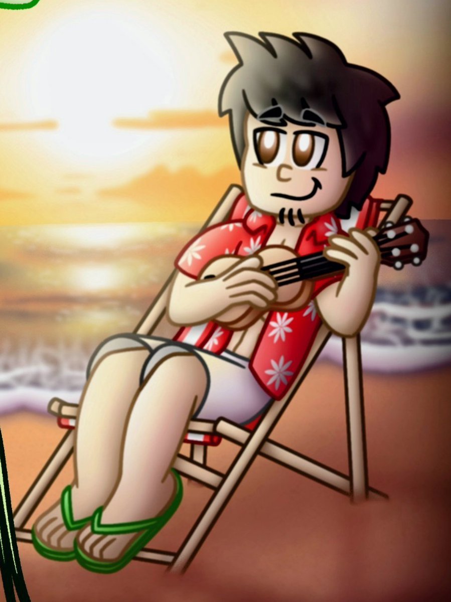ncartstuff's tweet photo. This dude LOVES his Hawaiian shirts and green flip flops https://t.co/258z9xrfJO