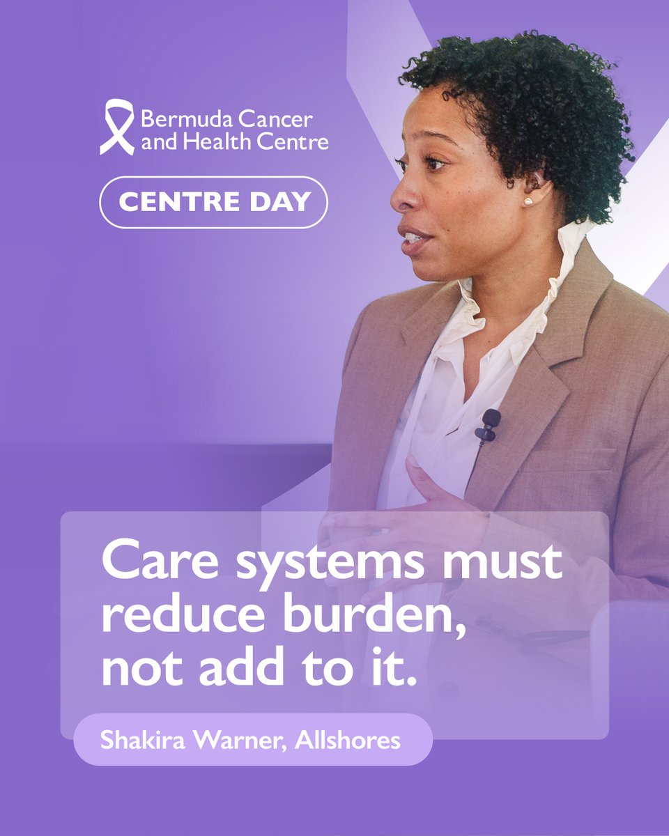 BdaCancerHealth's tweet photo. Healthcare should make life easier, not harder.

“Care systems must reduce burden, not add to it.”

We continue working with partners to improve coordination and patient experience.

Shakira Warner, Head of Population Health, Allshores https://t.co/ucyFHMCDAO