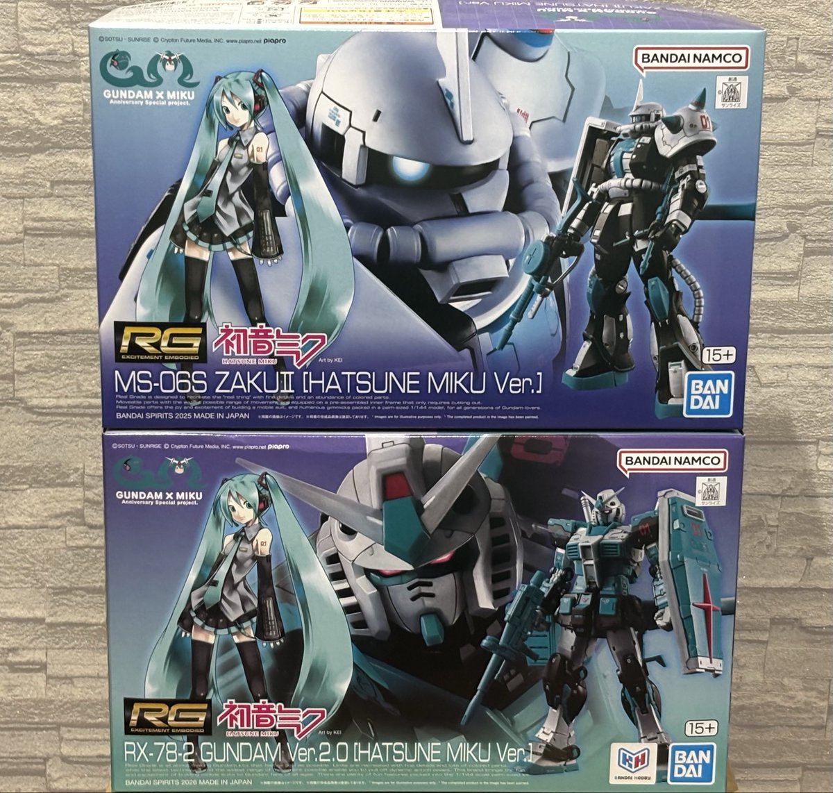RG 1/144 RX-78-2 ガンダム Ver.2.0 [初音ミクVer.]✨ RG 1/144 MS-06S