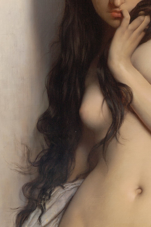 GodsWhisper777's tweet photo. The Grasshopper (La Cigale), (Detail), (1872), by Jules Lefebvre https://t.co/Qmu4YjK0XV
