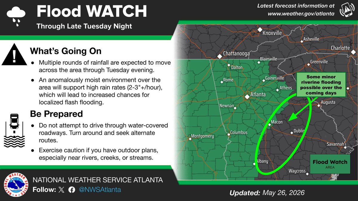 NWS Atlanta tweet media