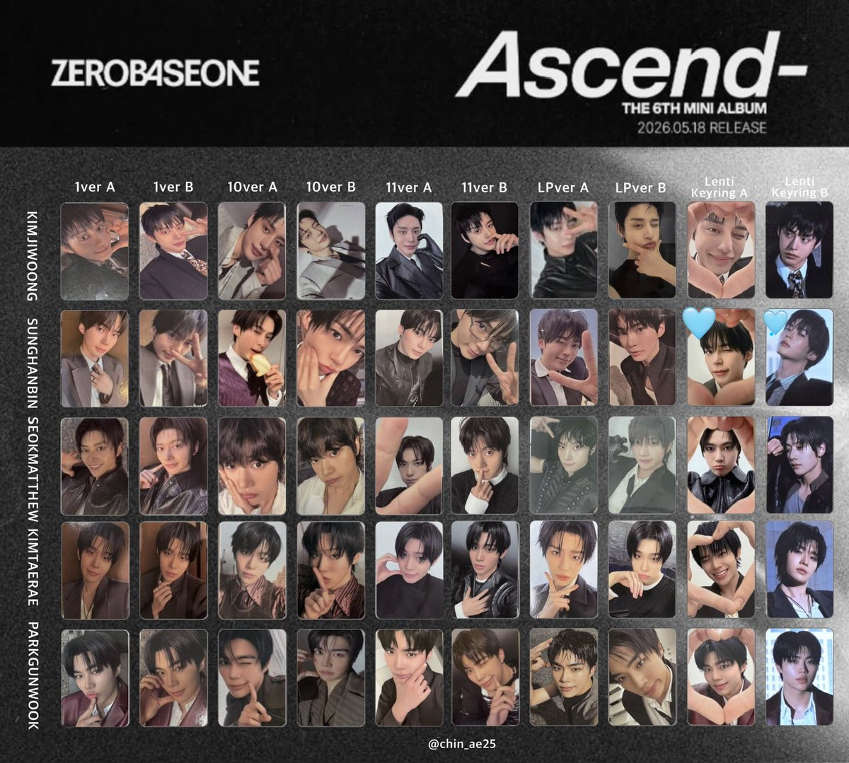 memn188's tweet photo. zerobaseone ZB1 ゼベワン トレカ アルバム Ascend 交換

譲: ハンビン、ジウン、メテュ、テレ、ゴヌク
※封入は4cutジウン、ポスカゴヌク所持

求: 未使用シリアルorハンビン同異種4枚目🩵優先

※郵送希望

お気軽にお声掛けください https://t.co/ejkY8Olyv3