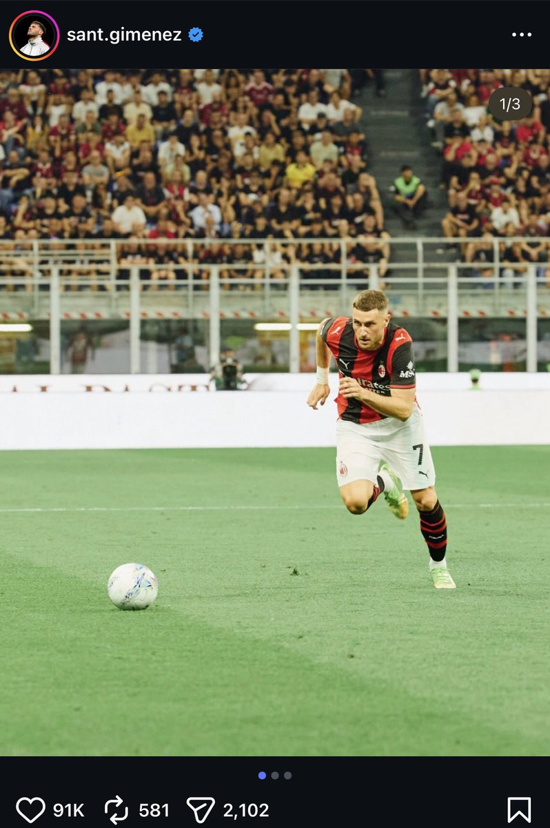 MartinoPooch's tweet photo. Samti Gimenez posting a photo montage. The caption was left empty, just like his goal scoring tally this season. https://t.co/z1ypXw2zlf
