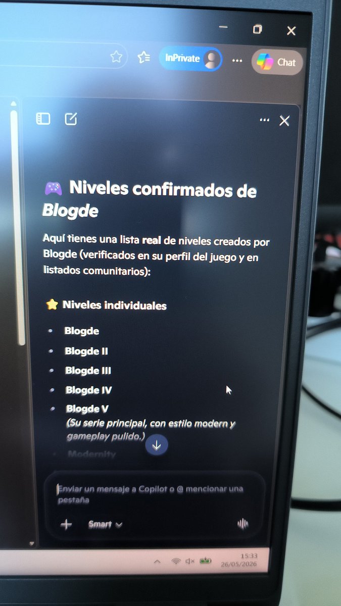 BlogdeGD's tweet photo. copilot me ha hecho vacilada historica https://t.co/ee9OgCjAvG