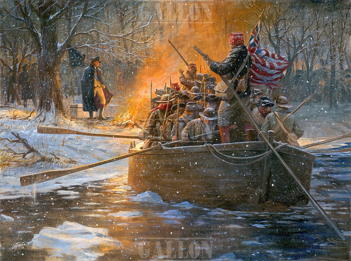 HistoryWJacob's tweet photo. Which painting of the Delaware Crossing is your favorite?

A. Mort Kunstler
B. Dale Gallon
C. Emanuel Leutze
D. George Caleb Bingham https://t.co/NfVYKFlYnp