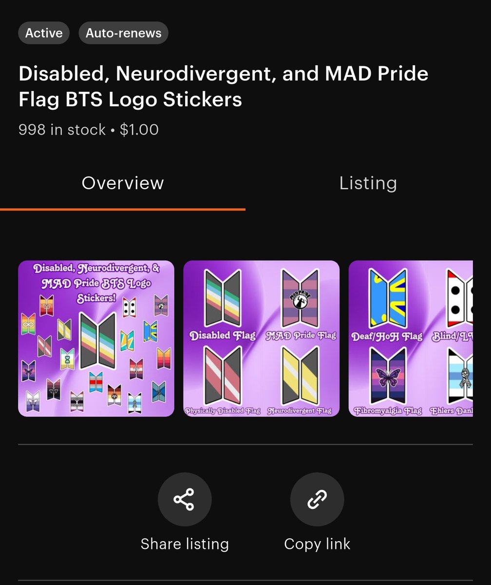 KMusicQueerness's tweet photo. Disabled these listings to avoid IP strikes since they go after miniscule shops only apparently 😭😭💔💔 https://t.co/hMLEb2dWeE