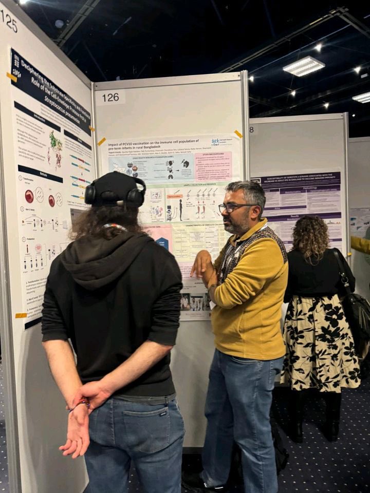 chrfbd's tweet photo. Researchers, clinicians, and public health experts from around the world came together at ISPPD-14  2026 to advance the understanding and prevention of pneumococcal disease and pneumonia, and CHRF was proud to contribute research from Bangladesh.

Our team shared findings on changes in pneumococcal serotype distribution and antimicrobial resistance (AMR) trends over the past 20 years, characteristics of pneumococcus in patients with pleural effusion, and immunological responses to PCV10 in term and preterm infants explored through single-cell genomics.

We are happy to be part of a global community working together to strengthen evidence and advance solutions against pneumococcal disease.