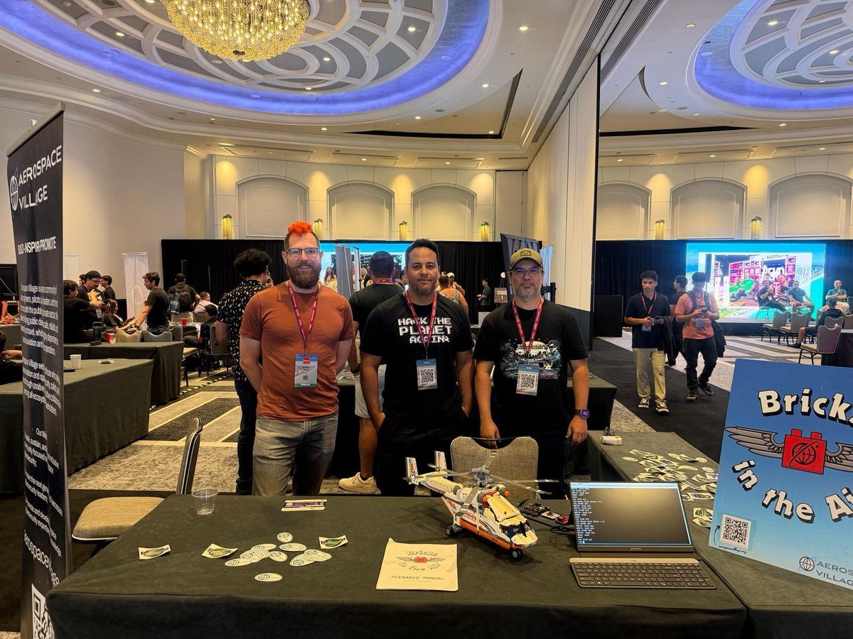 SecureAerospace's tweet photo. The team had a great time at @ekoparty Miami (May 22–23)! 👏 Kudos to the organizers and staff, and especially to Beau, Roberto, and Aerospace Community Brazil for raising awareness of aerospace cybersecurity.
#Ekoparty #AerospaceCybersecurity #HackerCommunity https://t.co/4xvP7POUVd