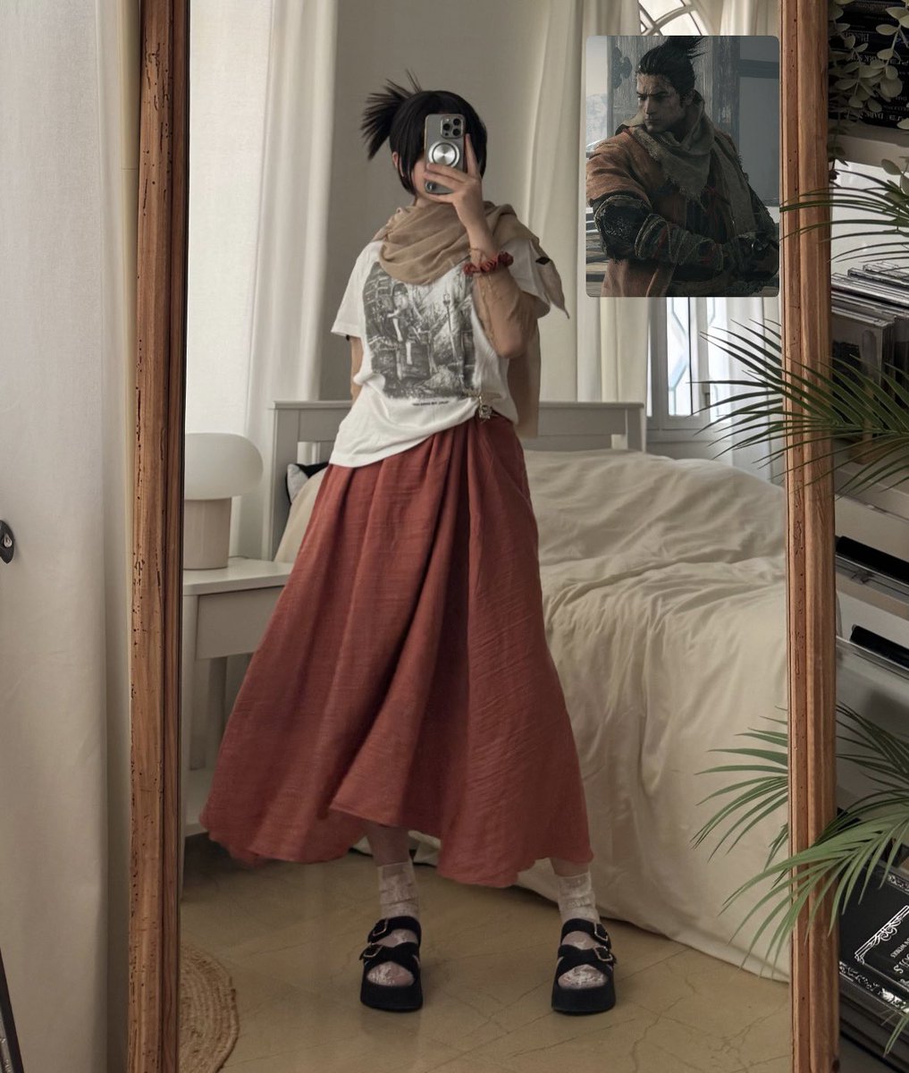 CainhurstUmi's tweet photo. today I’m inspired by Sekiro’s colors and hair https://t.co/oBwPD5YKId