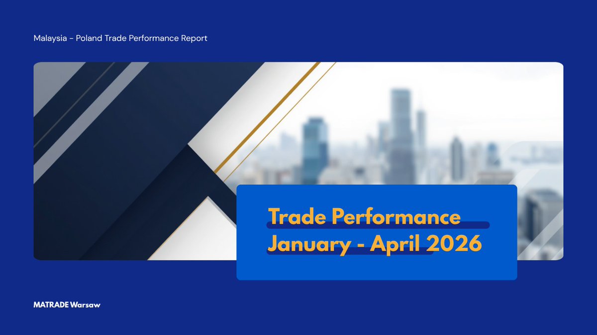 MyEmbWarsaw's tweet photo. Malaysia - Poland Trade Performance for Jan - April 2026.

Data for January – April 2026 is out, and the numbers show a massive, sustained surge in bilateral trade momentum. We are moving beyond steady growth straight into a high-powered economic partnership! https://t.co/ZAuxXNCtAc
