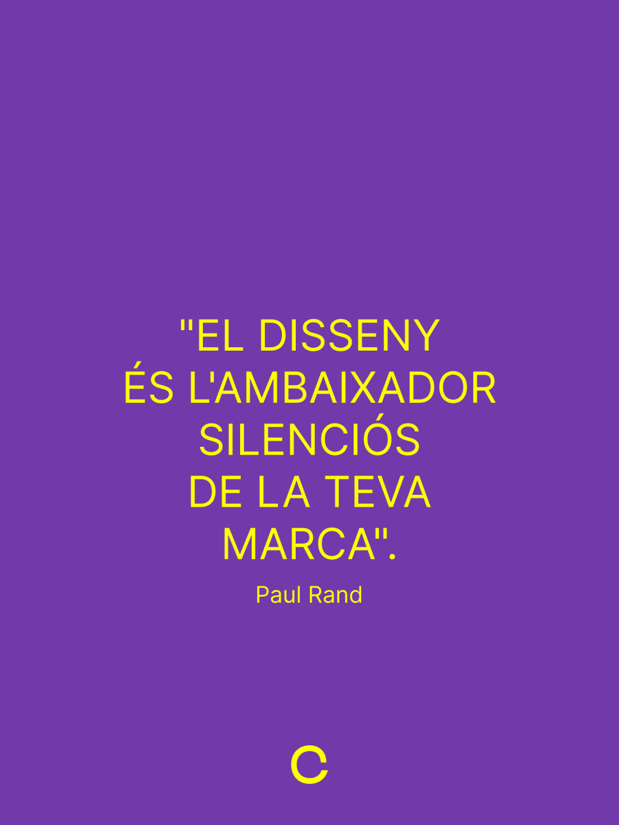CaimaryStudio's tweet photo. Paul Rand resumint, en una frase, per què el disseny no va només de fer-ho bonic.

Va de confiança, coherència i de com et perceben abans que diguis res.

Disseny honest que funciona.
https://t.co/706iJponK2 https://t.co/n1SIaLEf68