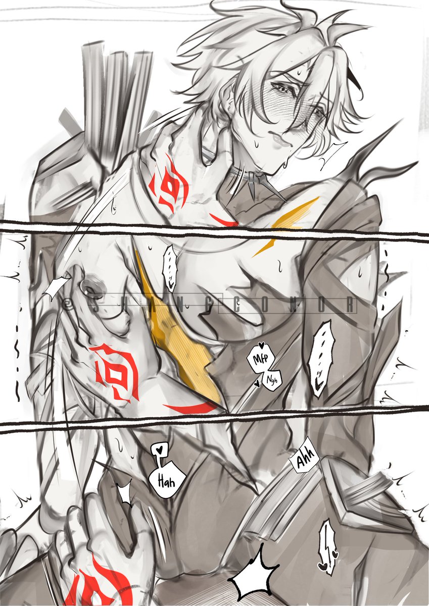 ShushCorner's tweet photo. The oldest comic since March...but I managed to come back and finish the rest, you can see the artstyle shifts so...yeah 🫠🫠🫠🫠

[2/5]

#myphai #mykhas https://t.co/t4GuVpRxLR
