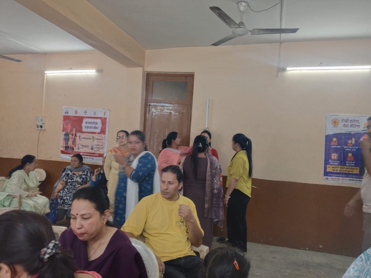TbKullu's tweet photo. Ayushman Arogya Shivir conducted at AsHA Club Sarwari,Block jari Distt. Kullu.on dated 26.5.26.
#TB Muktkullu
#TBMuktBharat
#TBMuktHimachal
TBHaregaDeshJeetega https://t.co/TWALUtxvPG