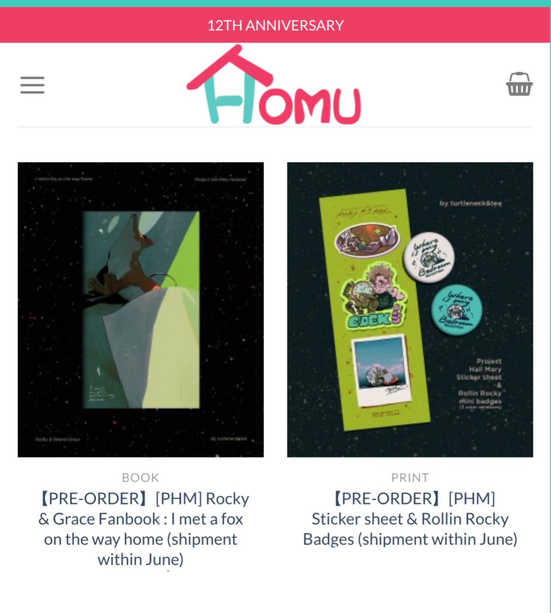 turtleneckandt's tweet photo. In case anyone is interested for overseas order, my phm fanbook and merch are now available on homu to purchase. Thank you so much for your support 🙇‍♀️

📌 https://t.co/OhPanQtLVk https://t.co/KkXtpUHyUk