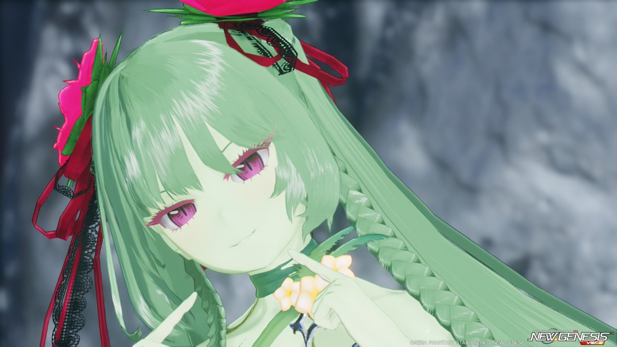 physostegia7272's tweet photo. アルラウネ作ってみた。
モンスター娘はいいぞ
 #PSO2NSG_SS https://t.co/clOSypywrn