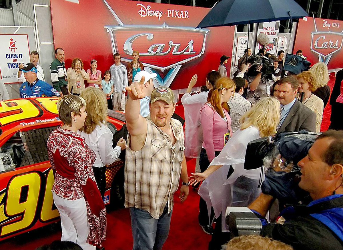 Kerchoo95's tweet photo. Today is May 26, 2026, marking exactly 20 years since the world premiere of #Cars (2006) at the Lowe's Motor Speedway (now the Charlotte Motor Speedway).

#Disney #Pixar #PixarCars #LightningMcQueen #DocHudson #Sally #SallyCarrera #Mater #TowMater https://t.co/9EhfEOoQmW