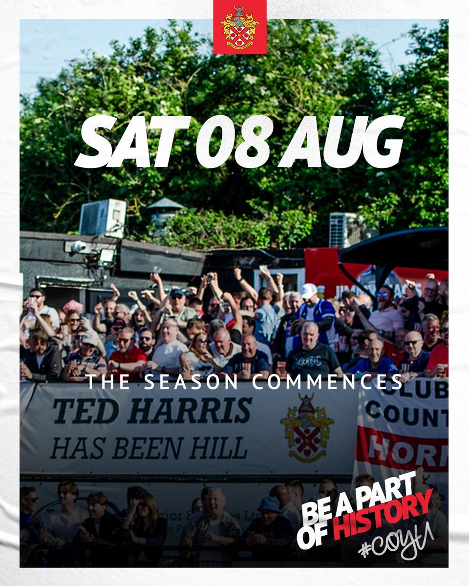 HornchurchFC's tweet photo. 📆 A date for the diary for all Urchins as we begin our National League campaign.

Fixtures will be announced in early July. Ticket details coming soon.... https://t.co/x81o57A4Zw