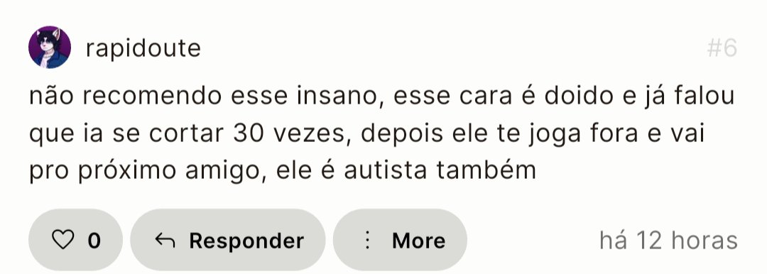 InsanoM3's tweet photo. Aí credo 💔 https://t.co/MGk8GNLXoW