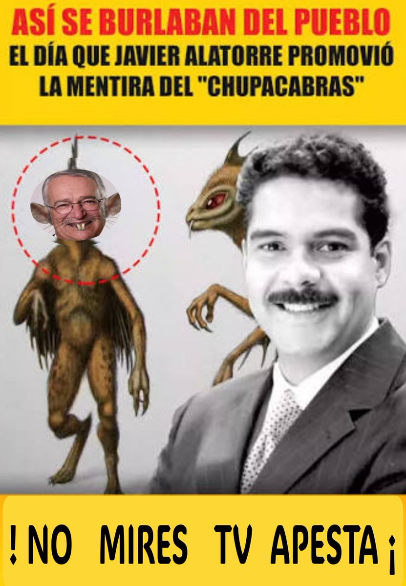 rigorivera682's tweet photo. @Javier_Alatorre No se preocupe presidenta...
Yo tengo desde los inicios del sexenio de mi cabecita de algodón..que no miró esa mugre televisora..  

.....Y que se aga ECO....                             "NO  MIRES  TV AZTECA " https://t.co/mXCtkGINNP