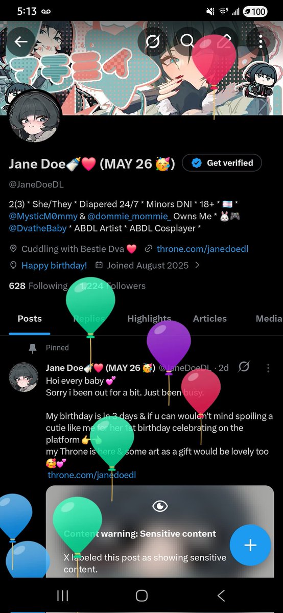 Jane Doe🍼❤️ (TODAY!! 🥳) tweet media