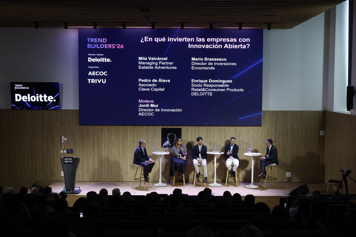 EncomendaVC's tweet photo. ¿En qué invierten las empresas innovadoras?

El pasado jueves, Mario Brassesco participó en la mesa redonda de #TrendBuilders26, debatiendo hacia dónde fluye el capital en IA, Foodtech y Economía Circular.

#VentureCapital #Foodtech #IA #Encomenda https://t.co/ly6IQn8w97