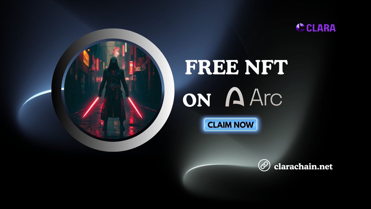 clarachainxyz's tweet photo. Free Mint NFT on Arc Testnet 

🔗ASSASSIN: https://t.co/3K4VYAoD7J

RT &amp; Paste Your Wallet Address Below 🎁 https://t.co/oYJi2CHDlK