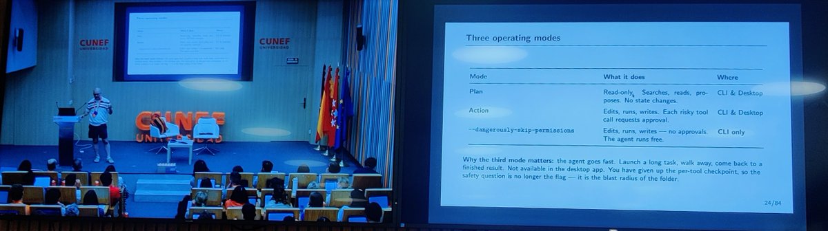 aahouses's tweet photo. Strong start @CUNEF with #codechella day 2 with @causalinf and @claudeai session https://t.co/02APtx70Aj