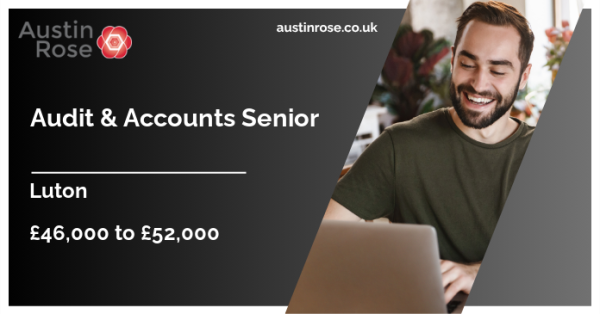 austinroseassoc's tweet photo. Get in touch! Audit &amp; Accounts Senior, £46,000 to £52,000 - #Luton. https://t.co/EIDNoIfdFt https://t.co/iHI1HpbWZa