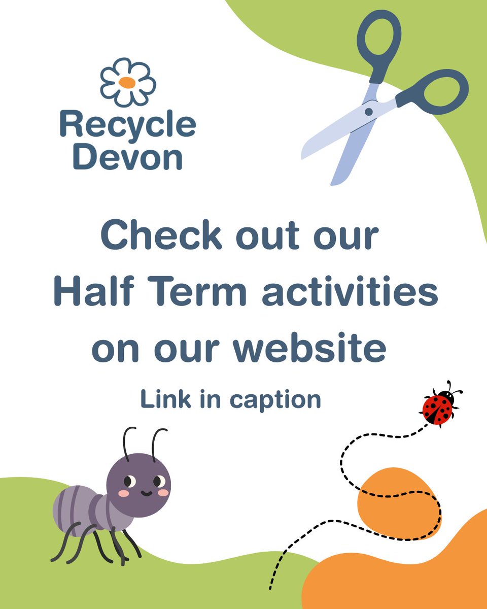 RecycleDevon's tweet photo. Spring is in full swing and it's the perfect weather for some half term fun in the sunshine!

🐝 Why not build a bug hotel for your garden visitors?
♻  Or take part in a litter pick in your local area?

Find more half-term inspiration here: https://t.co/Y5xAQV1xE9

#litterpick #bughotel #outside #greendevon