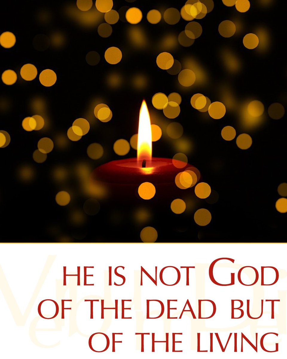 VaticanNews's tweet photo. Gospel of the Day (Mark 12,18-27)

Some Sadducees, who say there is no resurrection, came to Jesus and put this question to him,
saying, "Teacher, Moses wrote for us, 'If someone's brother dies, leaving a wife but no child, his brother must take the wife and raise up descendants for his brother.'
Now there were seven brothers. The first married a woman and died, leaving no descendants.
So the second married her and died, leaving no descendants, and the third likewise.
And the seven left no descendants. Last of all the woman also died.
At the resurrection (when they arise) whose wife will she be? For all seven had been married to her."
Jesus said to them, "Are you not misled because you do not know the scriptures or the power of God?
When they rise from the dead, they neither marry nor are given in marriage, but they are like the angels in heaven.
As for the dead being raised, have you not read in the Book of Moses, in the passage about the bush, how God told him, 'I am the God of Abraham, (the) God of Isaac, and (the) God of Jacob'?
He is not God of the dead but of the living. You are greatly misled."

https://t.co/O9KDXMcWhY