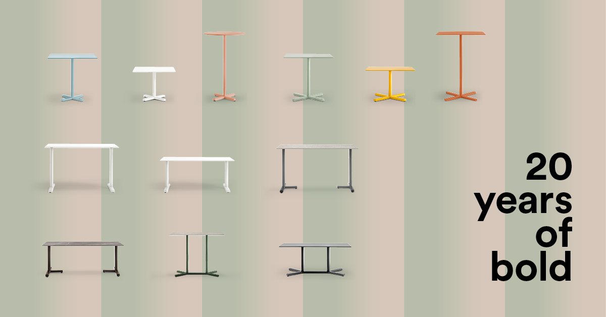 Pedrali's tweet photo. 2026 marks a special anniversary for #Pedrali: twenty years of Bold collection. A collection of tables that, over the years, has consistently interpreted the needs of contemporary living. https://t.co/QLID6doVXa