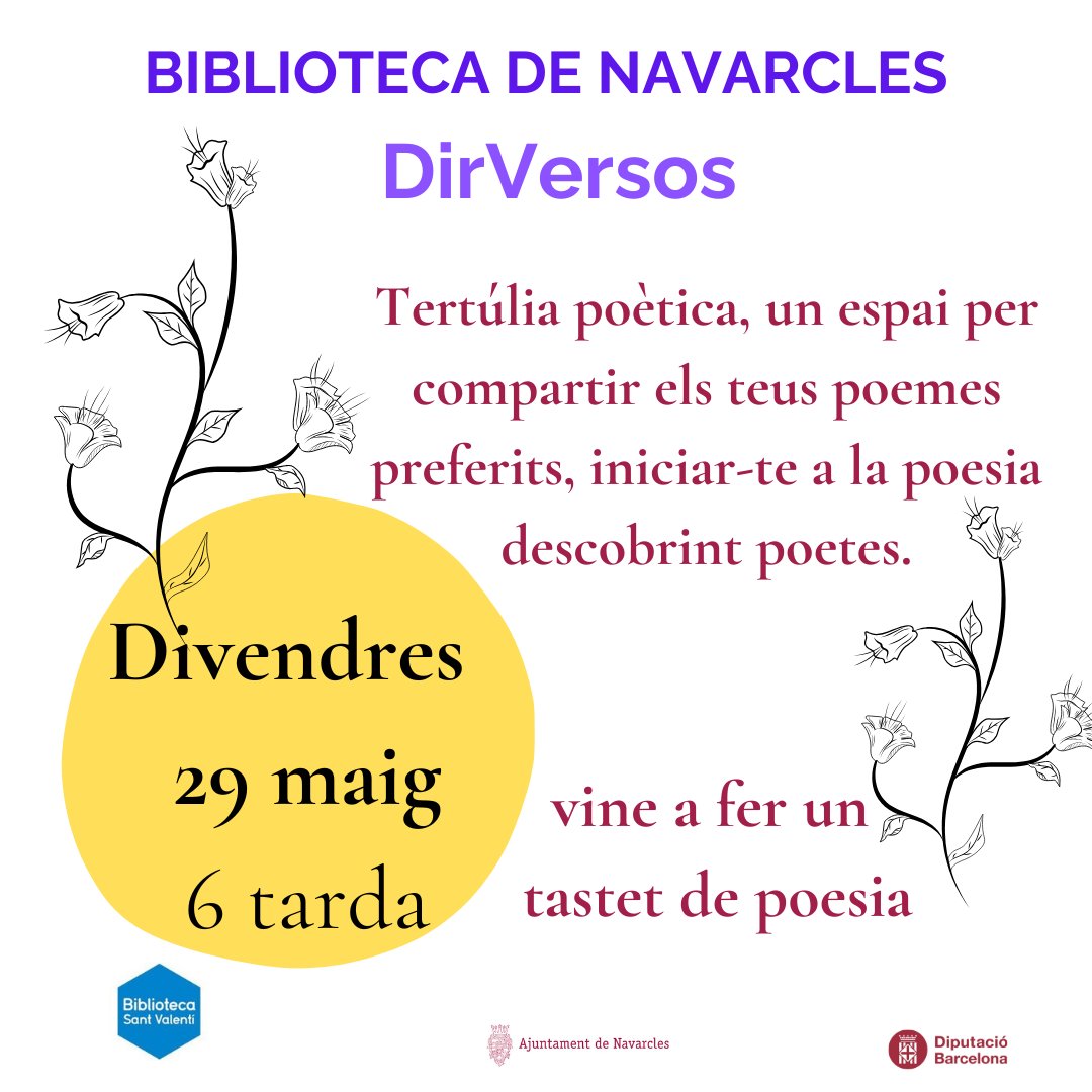 bnavarclessv's tweet photo. Aquesta setmana tenim 3 clubs de lectura:  
📕#Parlemdellibres de novel·la, comentarem 'Nada' de Carmen Laforet, 📗 #DirVersos de poesia i  📙 club de lectures en veu alta #Lebina, ara preparant ja la lectura dramatitzada de final de curs, reserveu-vos la data: 
12 juny - 7 tarda https://t.co/zpf8gwA7Ms