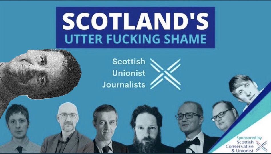 gowdavy's tweet photo. @Daily_Record Hutcheon (Too wee for the polis, too big for the circus) having a wankfest about Murrell ribbing the SNP.
The Broken Record proving yet again that it is a fucking comic, printed in England.
Its sales are tanking.
Nae fucking wonder. https://t.co/fc0D6vlh4G