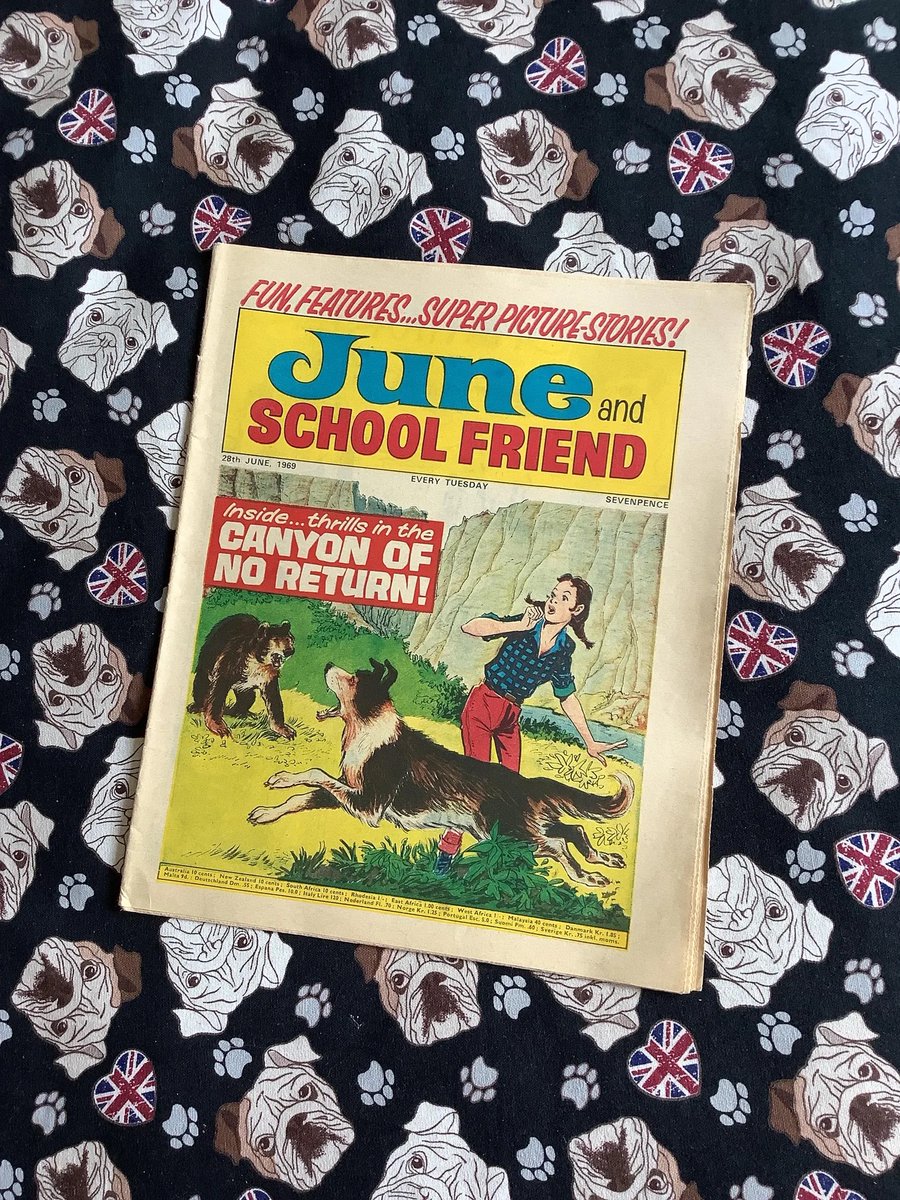 WatsonsVintage's tweet photo. A Fun and Nostalgic #giftforher VERY RARE Vintage 28th June 1969 June and Schoolfriend Comic - Comic Strip Stories &amp; more - Birth Year Gift - Sindy Doll Story https://t.co/1pKHbWOtOc via @Etsy #Rare #VintageComics #June #Schoolfriend #SindyDoll #1969Gift #JuneBirthday #nostalgia https://t.co/gE4C8Fe1I1