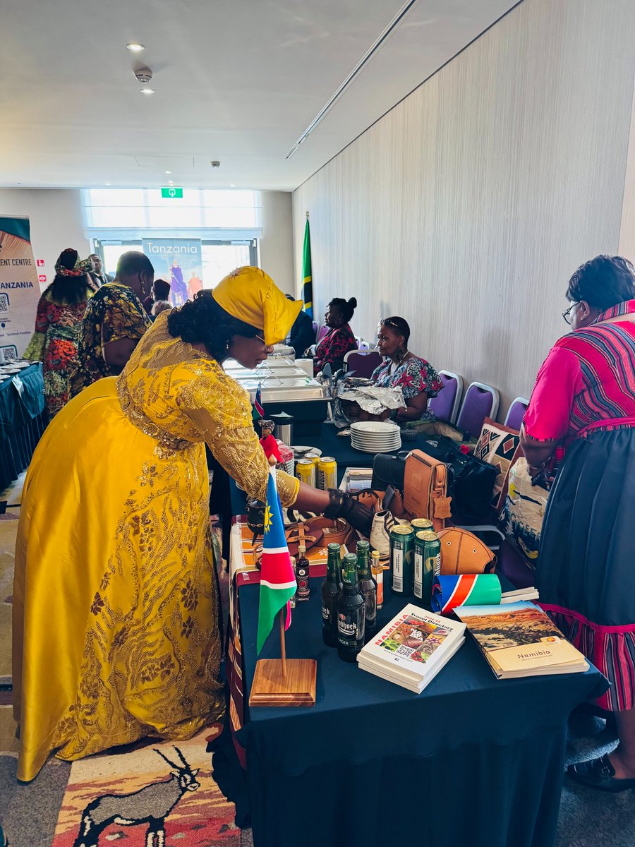 NamibiaEmbBE's tweet photo. Celebrating Africa Day 2026 

Namibia joined fellow African Embassies, members of the African diaspora, and friends of the continent in Brussels to celebrate Africa Day 2026 under the spirit of African unity, culture, and cooperation.

The day began with a seminar reflecting on the African Union’s 2026 theme focused on sustainable access to water and safe sanitation systems in support of Agenda 2063, bringing together diplomats, experts, and stakeholders for meaningful dialogue on Africa’s shared development priorities.

The evening celebration showcased the richness and diversity of African culture through music, traditional attire, and the aromas of dishes from across the continent. Namibia proudly shared a taste of home with biltong, Namibian beer, locally crafted leather products from Shilongo Leather Works Namibia and Namibian gin, reflecting the country’s heritage, excellence and cultural identity.