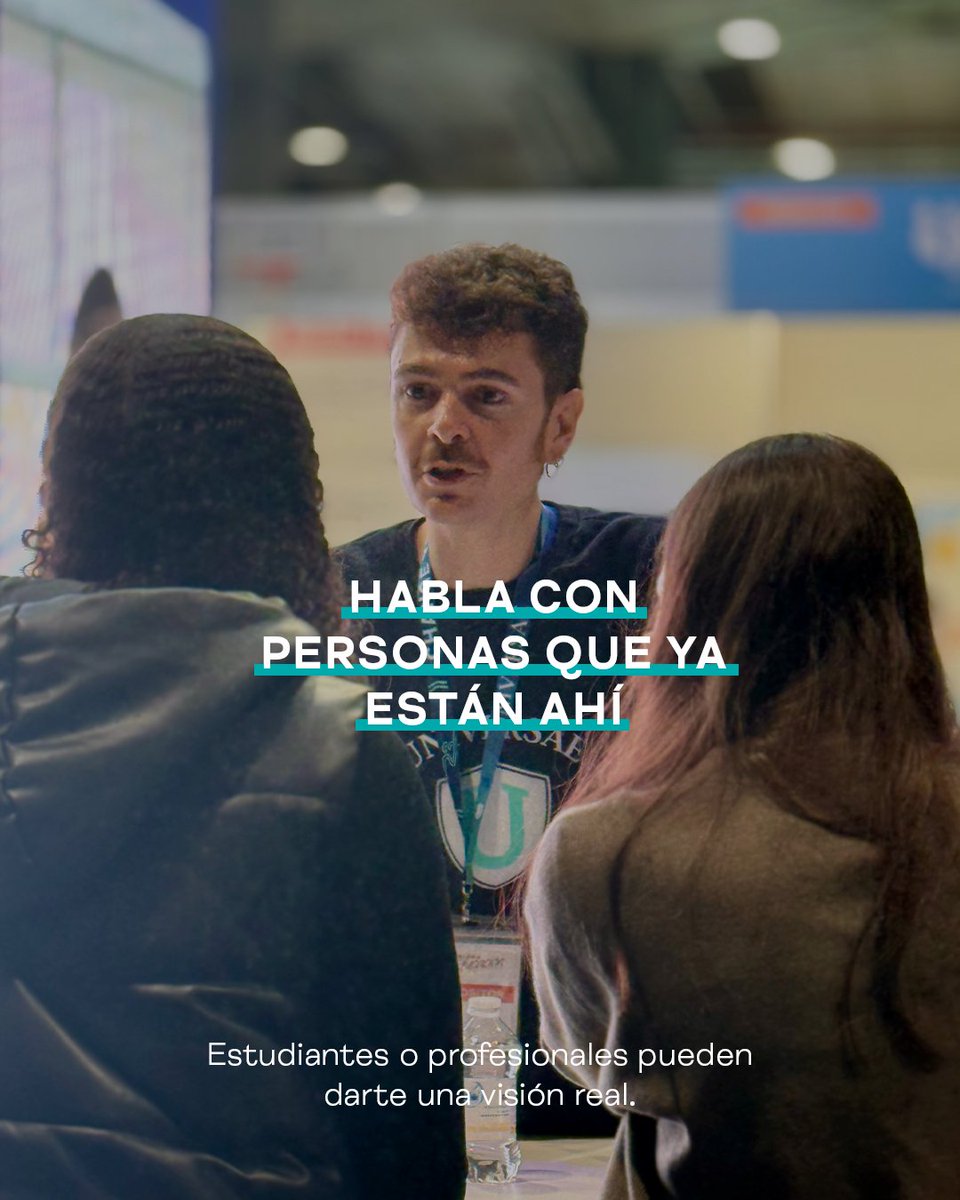 FeriaAula's tweet photo. No saber qué estudiar no es estar perdido, es estar en proceso de decisión. 🎯📚
Probar experiencias, observar tus intereses y conocer opciones ayuda a aclararlo. Decidir lleva tiempo, y cuanto más te conoces, más claro se vuelve el camino. En AULA acompañamos ese proceso. https://t.co/3Cq0uLaFSw