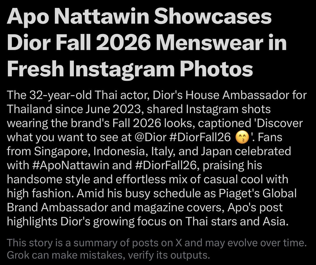 Foon555XApo555 Dior&Piaget (Fan Account) 2.0 tweet media