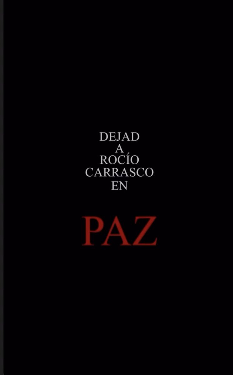 AmadorUnika07's tweet photo. #DejadARocioCarrascoEnPaz #APOYOROCÍO26M #SiempreContigoRC🤝 https://t.co/eFU9KtOCD0