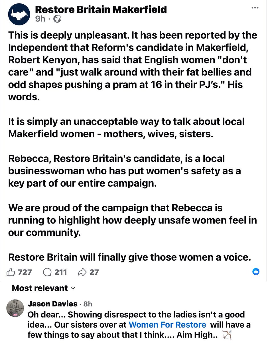 Women For Restore tweet media