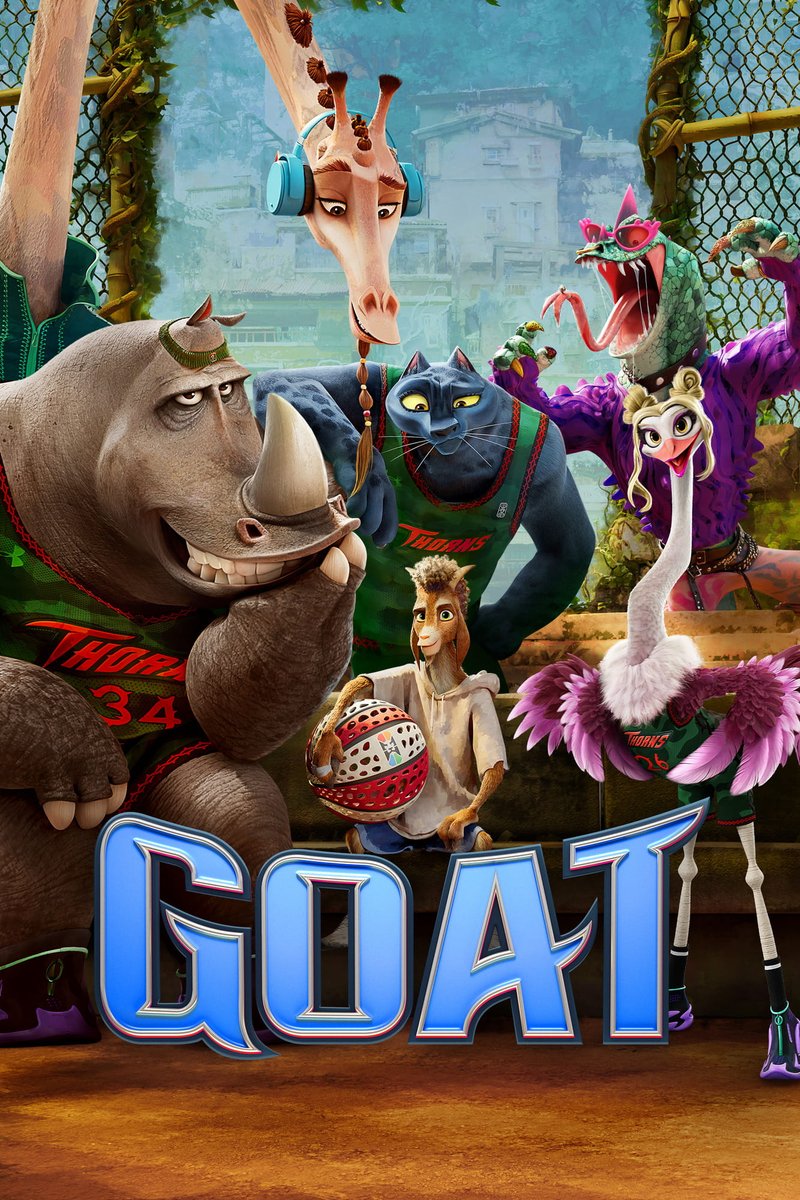sauru_d's tweet photo. 🎬 GOAT - 2026

Visualmente muy potente, con una animación que recuerda a las películas del Spider-Verse

Tiene mucha personalidad, buen ritmo y varias escenas que entran fácil por los ojos. 

No reinventa nada, pero sabe entretener y destacar con su estilo fresco y  disfrutable. https://t.co/xFIRRmsq5O