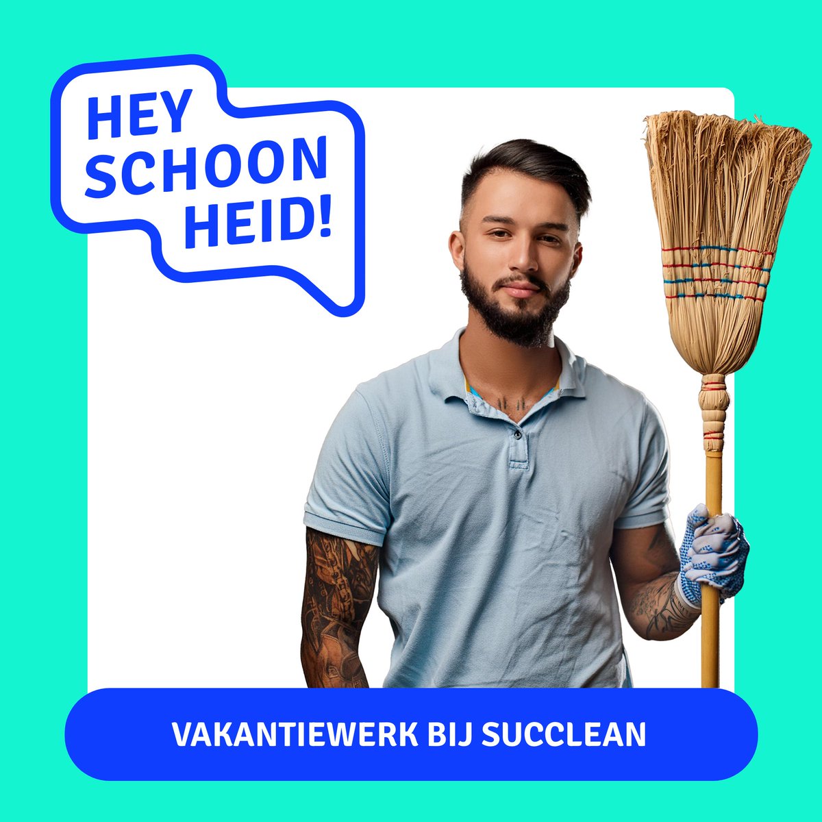 SuccleanSchoon's tweet photo. Vakantiekracht zomer 2026 bij Succlean!

20 jaar en ouder: €18,62 bruto per uur
19 jaar: €16,18 bruto per uur
18 jaar: €15,29 bruto per uur
17 jaar en jonger: €14,39 bruto per uur

https://t.co/GZkhI0Zn1q https://t.co/Gnj1k9fLsa