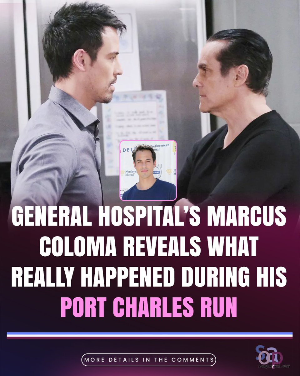 soapcentral's tweet photo. General Hospital alum Marcus Coloma opened up about what led up to his exit as Nikolas Cassadine in early 2023.

Read here 👉 https://t.co/WHLpAnCAoD https://t.co/nTeg3wZEcY
