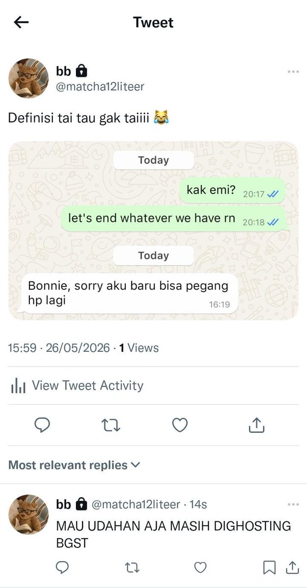 Summeratelier's tweet photo. Pukul aja kata gw. https://t.co/8zxcaqaYxC