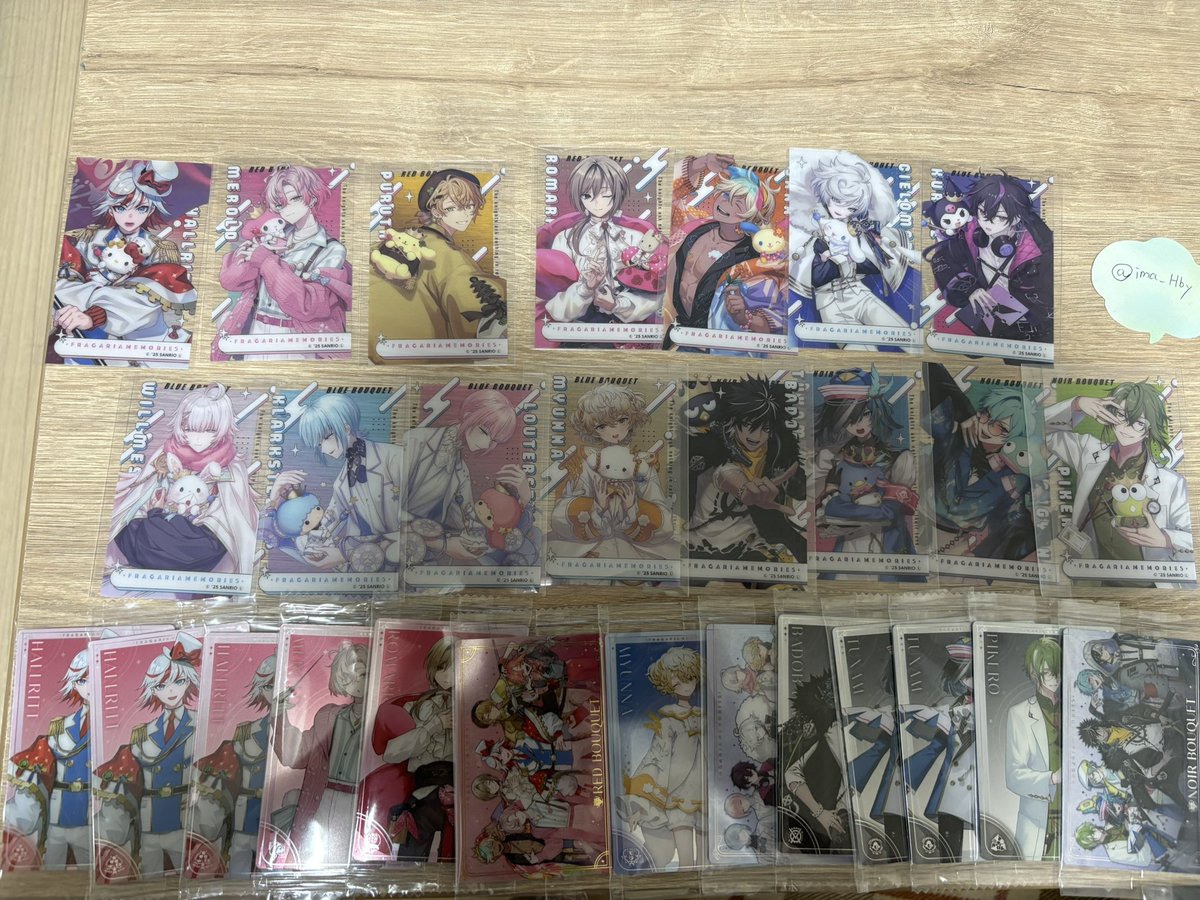 ima_Hby's tweet photo. 【交換･譲渡】
フラガリアメモリーズ フラメモ
なかよくフェスティバル  ウエハース
ぱしゃこれ 2周年 特典 ポストカード ポラショ 極楽湯 ネップリ
譲）画像参照(ツリーに続く)
求）チャコ アルペック>リミチャ(緩く募集)
      or 希望額+送料
紙類、カード類の異種求めます
ツリーに続く⬇️ https://t.co/PtB6Awx6Gx