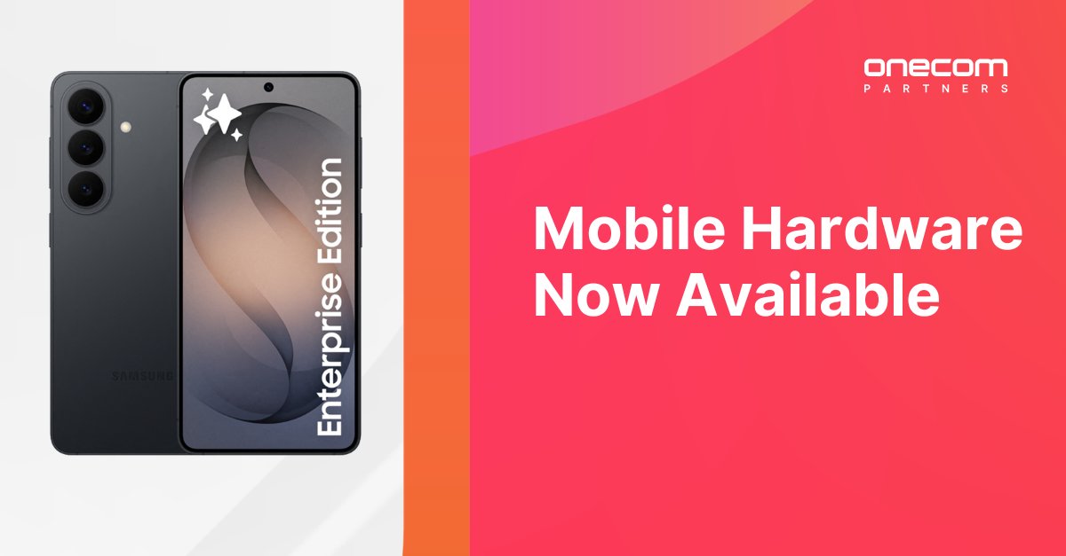 onecompartners's tweet photo. As the heat rises, so does our offering – mobile hardware is now available through Onecom Partners. 📱
From top‑selling mobiles to tablets, we’ve got you covered with a fully supported service.
To browse our brochure, email us at hello@onecompartners.co.uk. https://t.co/gpLXqKfJko